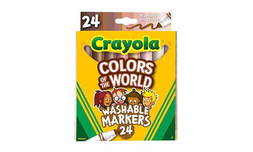 crayola colors of the world skin tone washable markers