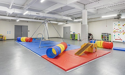 early childhood indoor playground, alternate angle