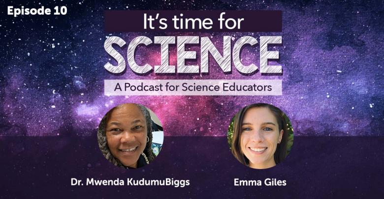 blog graphic for science podcast episode