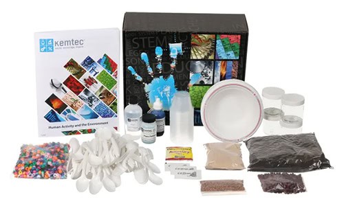 classroom kit to learn about human activity on the environment