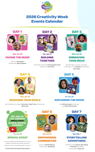 Put Crayola Creativity Week on Your Calendar!