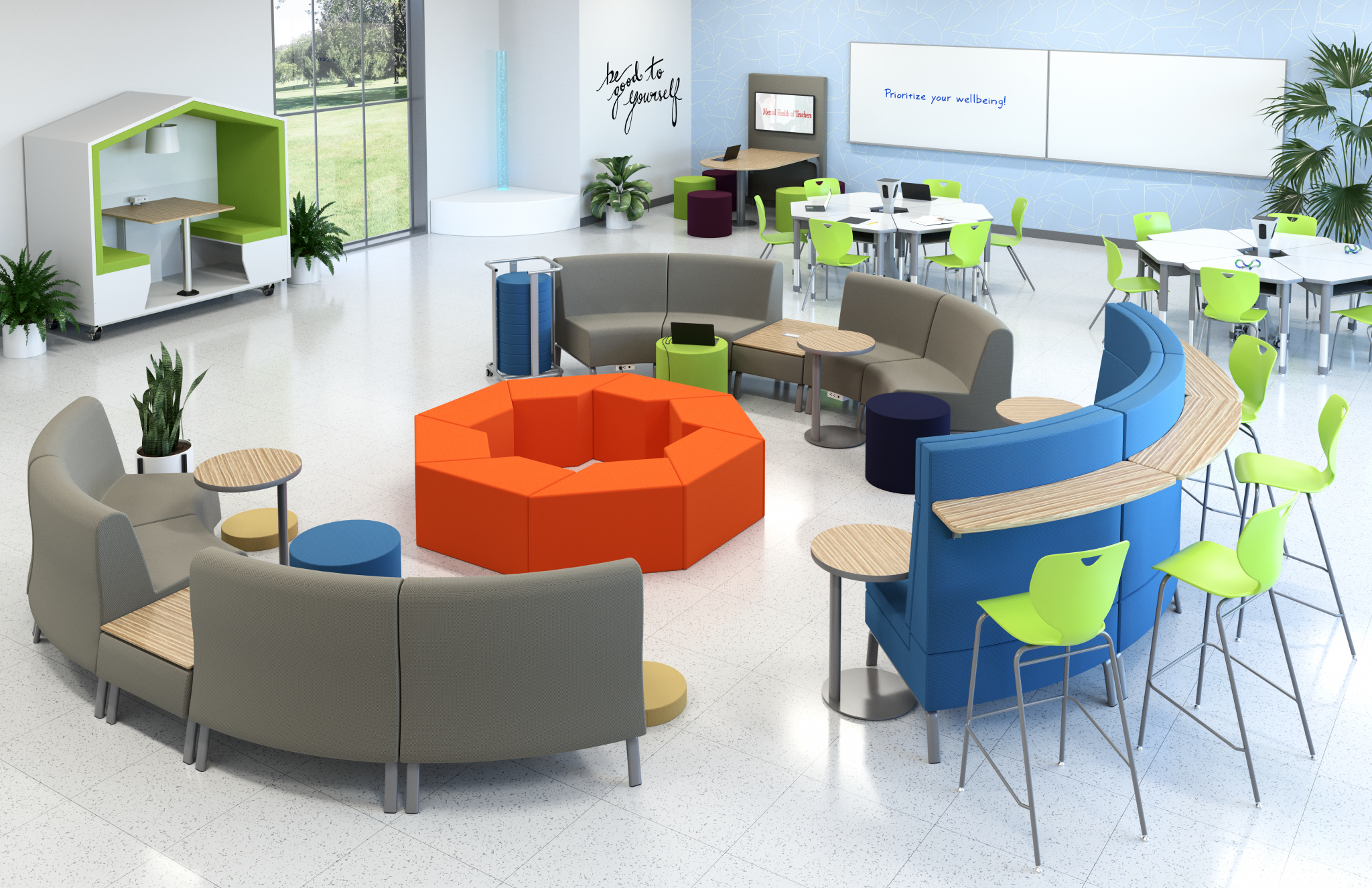Versatile School Highly Versatile Non-Instructional Spaces in Schools